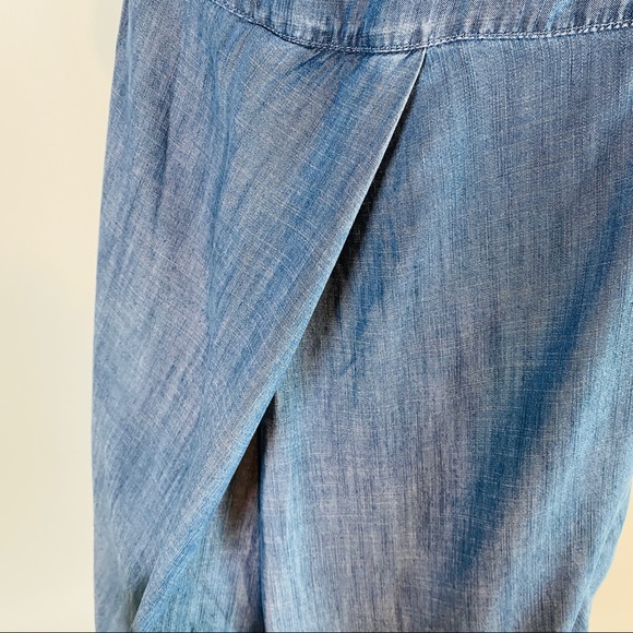 Banana Republic Sleeveless Pleated Back Collared Shirt Size S - Picture 8 of 8